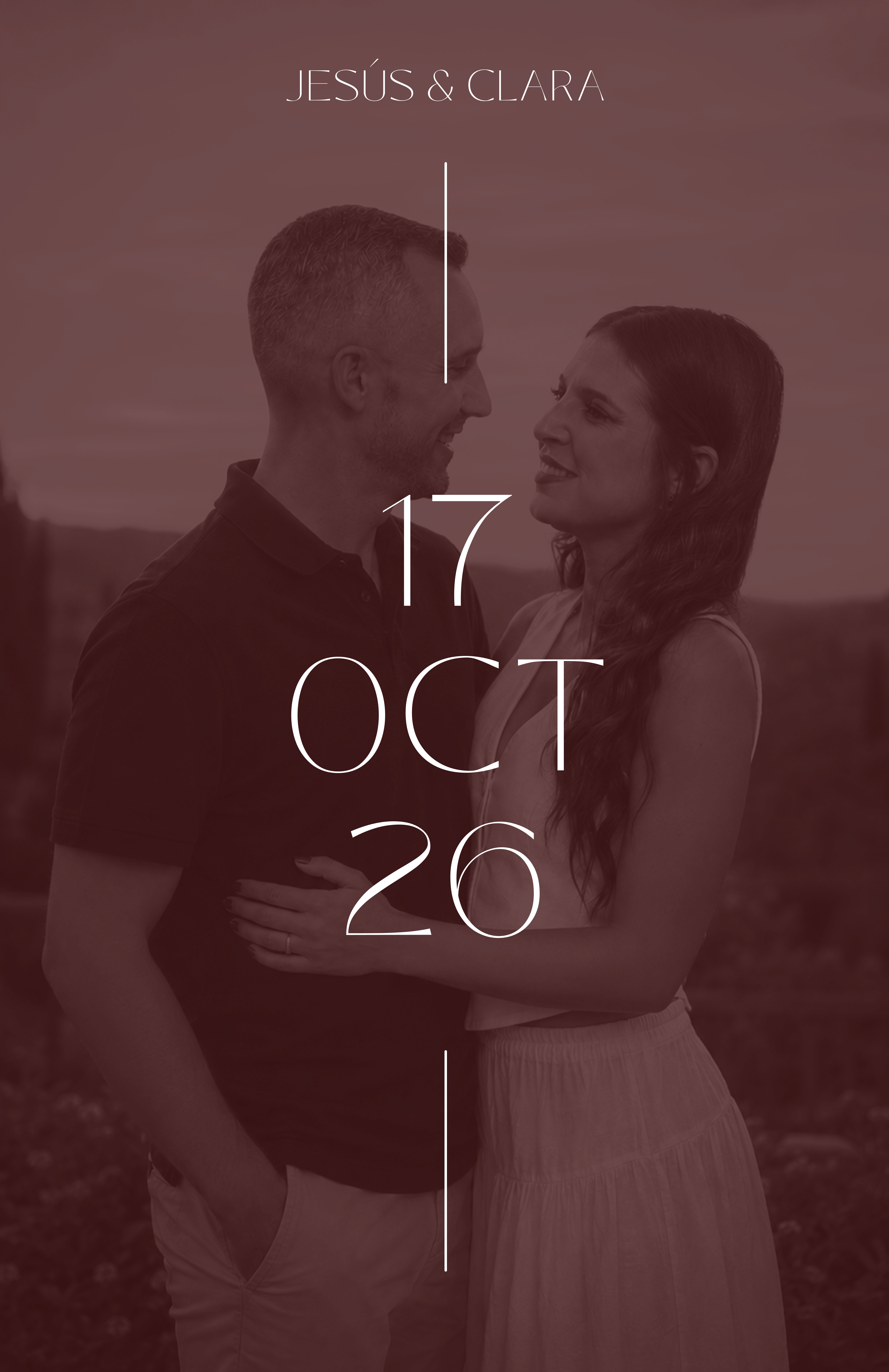 Jesús y Clara, 17 de octubre de 2026
